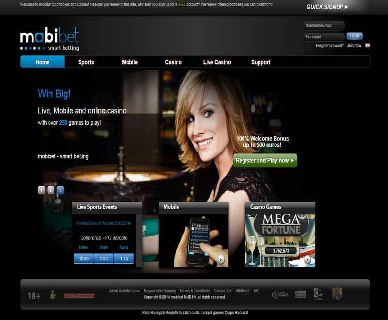 Home page